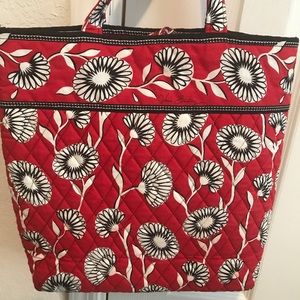 Vintage 2011 Vera Bradley Deco Daisy Large Tote
